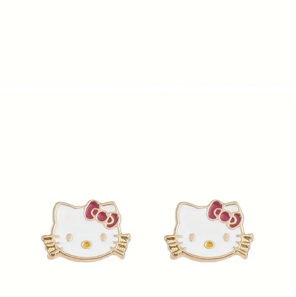 Hello kitty studs - Picture 1 of 3